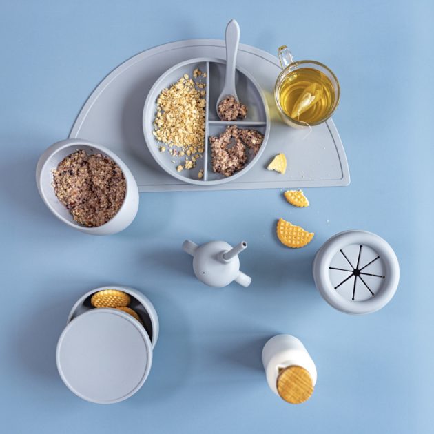 Zopa Szilikon tál fedővel - bézs Sand Beige