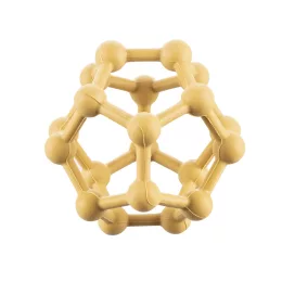 Zopa Szilikon rágóka Atom - mustársárga Mustard Yellow