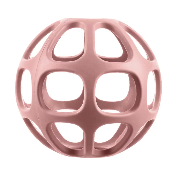Zopa Szilikon rágóka Gömb - rózsaszín Old Pink