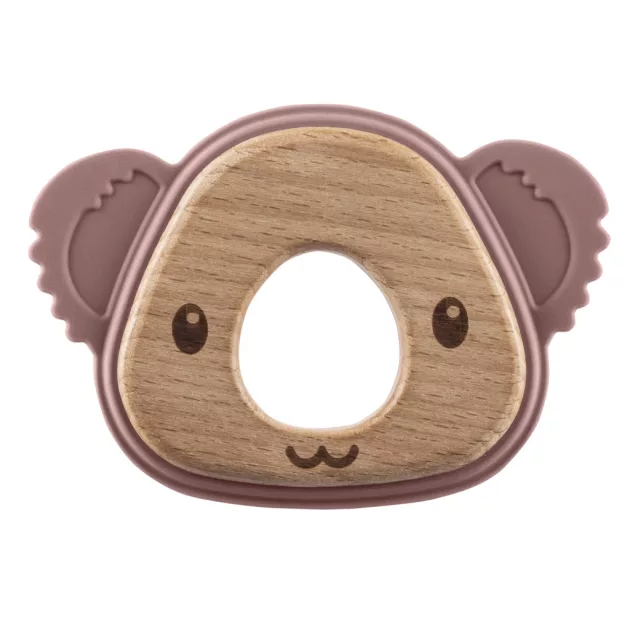Zopa Szilikon-fa rágóka Koala - rózsaszín Old Pink