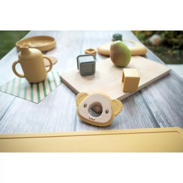 Zopa Szilikon-fa rágóka Koala - rózsaszín Old Pink
