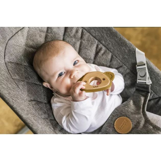 Zopa Szilikon-fa rágóka Koala - bézs Sand Beige