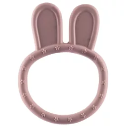 Zopa Szilikon rágóka Nyuszi - rózsaszín Old Pink
