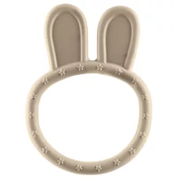 Zopa Szilikon rágóka Nyuszi - bézs Sand Beige