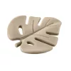 Zopa Szilikon rágóka Levél - bézs Sand Beige