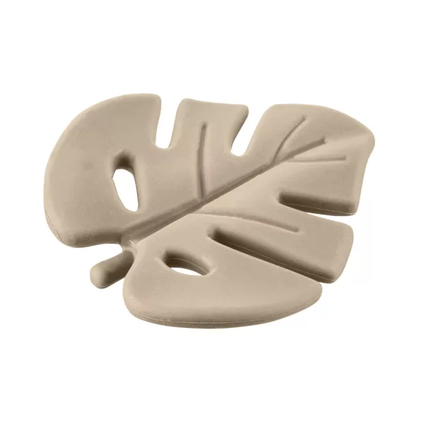 Zopa Szilikon rágóka Levél - bézs Sand Beige
