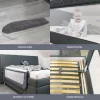 Zopa Bed rail Monna Silver grey