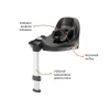 Zopa Isofix bázis XM Plus i-Size babahordozóhoz Black