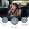 Zopa Deluxe biztonsági öv rögzítő csipesz autósüléshez Black