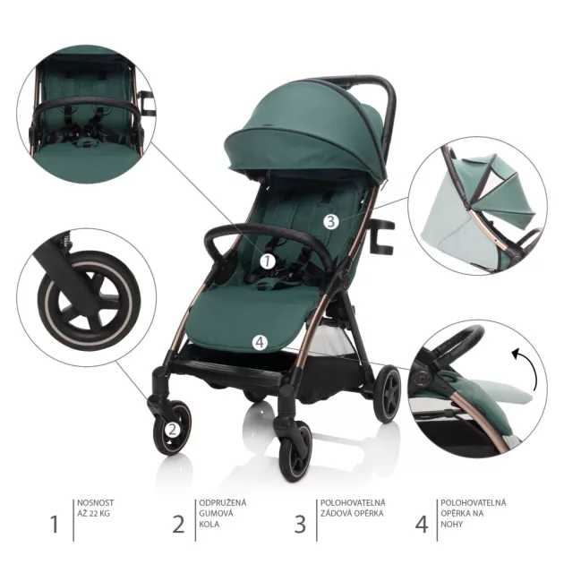 Zopa Quiq 2 babakocsi  Tornado Grey