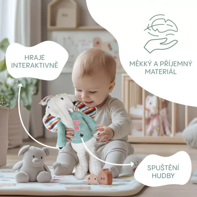 Zopa Plüss interaktív társ, nyuszi Rabbit