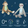 Zopa Plüss alvójáték égbolt projektorral és dallamokkal, mosómedve Raccoon