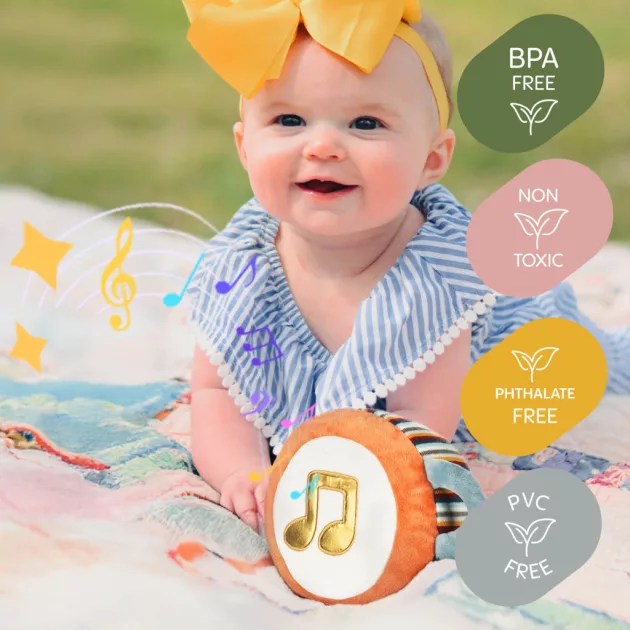Zopa Plüss zenélő játék 3in1, első dobom My first drum