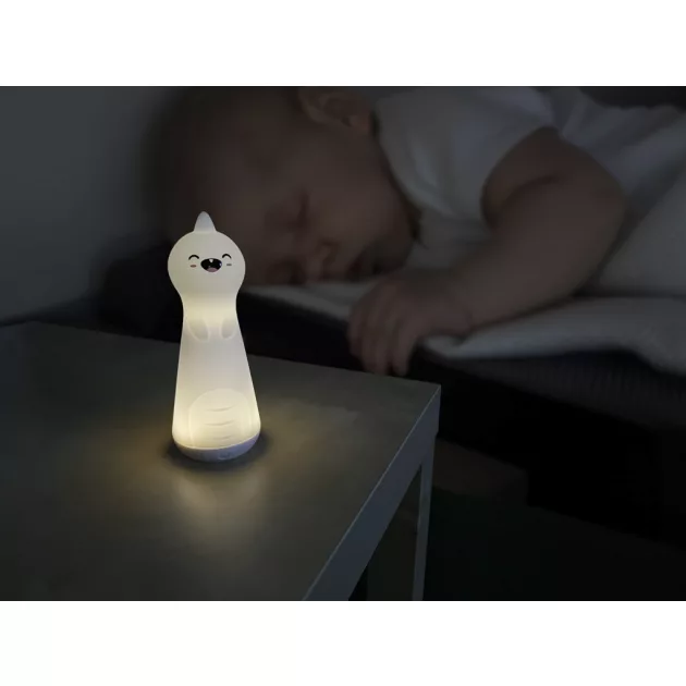 Zopa Szilikon LED éjszakai fény zseblámpa funkcióval, dínó Dino