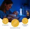 Zopa Szilikon LED éjszakai fény zseblámpa funkcióval, dínó Dino