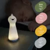 Zopa Szilikon LED éjszakai fény zseblámpa funkcióval, dínó Dino