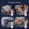 Zopa Szilikon LED éjszakai fény zseblámpa funkcióval, dínó Dino