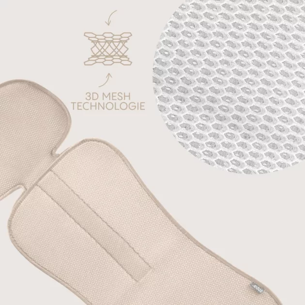 Zopa Lélegző autósülés párna Breeze sc. 2/3 Ivory Beige