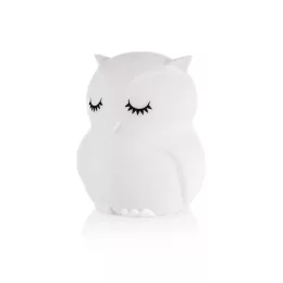 Zopa Szilikon LED éjszakai fény M-es méretben, bagoly Owl