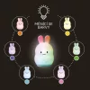 Zopa Szilikon LED éjszakai fény M-es méretben, nyuszi Rabbit