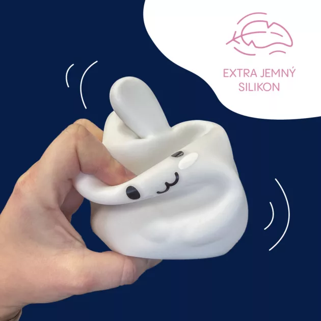 Zopa Szilikon LED éjszakai fény M-es méretben, nyuszi Rabbit
