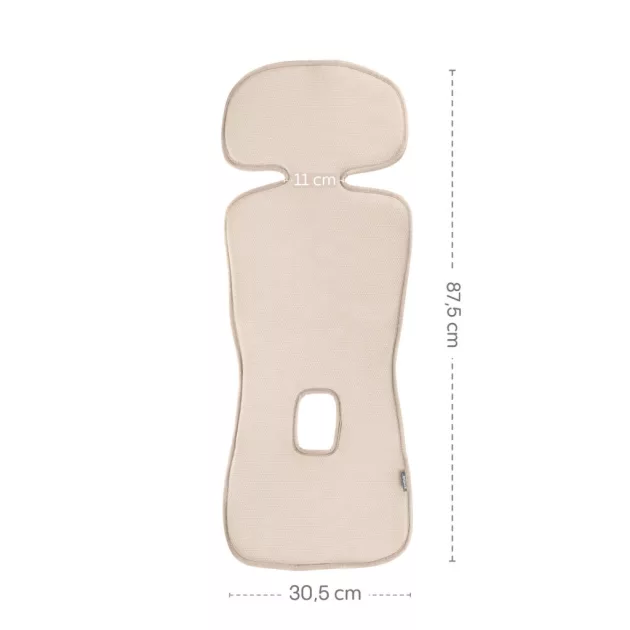 Zopa Lélegző autósülés párna Breeze sc.1 Ivory Beige