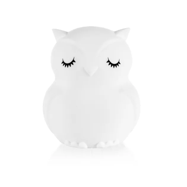 Zopa Szilikon LED éjszakai fény zenével L-es méretben, bagoly Owl