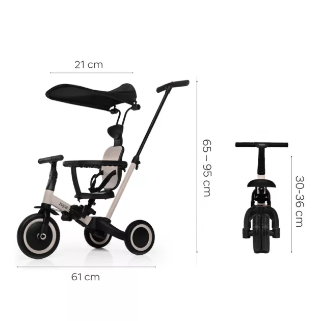 Zopa Razor Pro 6in1 Tricikli Ivory Beige