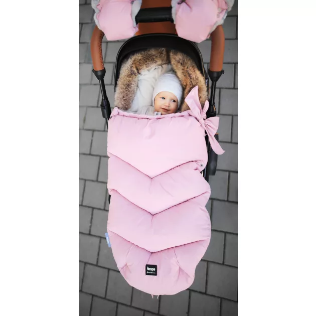 Zopa Fluffy téli bundazsák - Old Pink