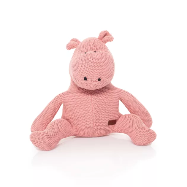Zopa Kötött játék víziló - Pink