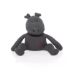 Zopa Kötött játék víziló, sötétszürke Dark Grey