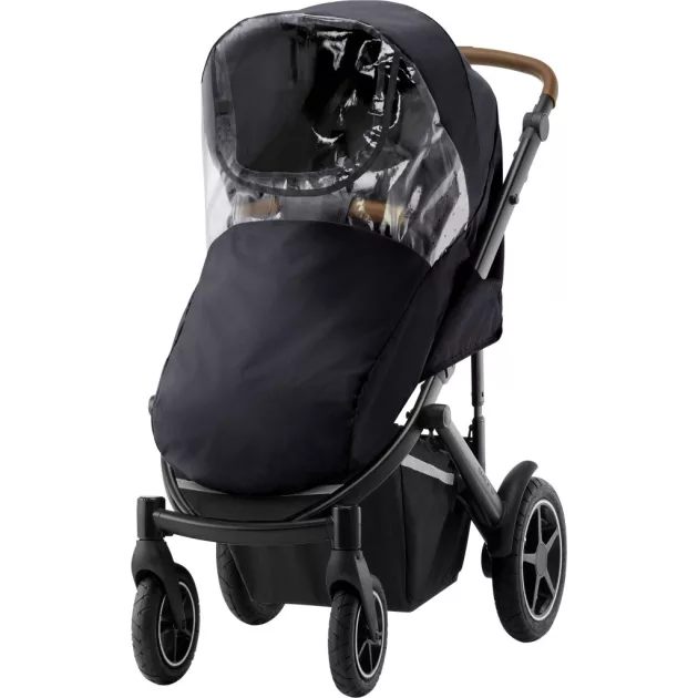 Britax Römer babakocsi esővédő Smile Black + clear EVA