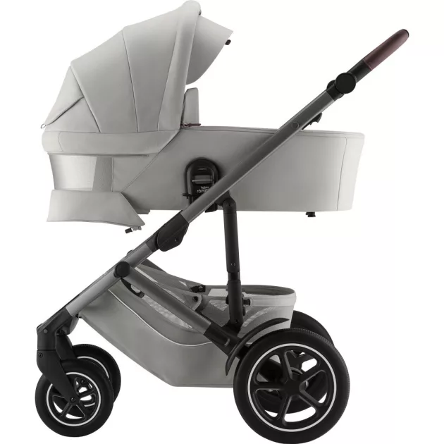Britax Römer Smile 5Z Comfort Plus Set Lux (Smile 5z babakocsi + mózeskosár + Baby-Safe Pro + Vario Base 5Z) - Linen Grey