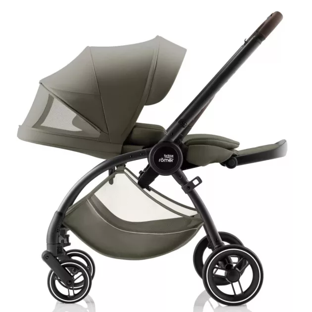 Britax Römer Rio Comfort Plus Core Set LUX 4in1 (Rio babakocsi + mózeskosár + Baby-Safe Core babahordozó + Core bázis) Urban Olive