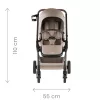 Britax Römer Rio Comfort Plus Core Set LUX 4in1 (Rio babakocsi + mózeskosár + Baby-Safe Core babahordozó + Core bázis) Urban Olive