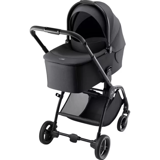 Britax Römer Rio Comfort Plus Core Set STYLE 4in1 (Rio babakocsi + mózeskosár + Baby-Safe Core babahordozó + Core bázis) Carbon Black