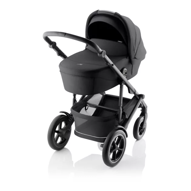 BRITAX RÖMER Smile 5Z Comfort Core Set STYLE 3in1 (Smile 5Z babakocsi + mózeskosár + Baby-Safe Core babahordozó) Carbon Black