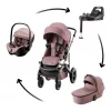 Britax Römer Smile 5Z Comfort Plus Set Style (Smile 5z babakocsi + mózeskosár + Baby-Safe Pro + Vario Base 5Z) - Dusty Rose