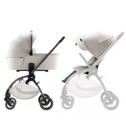  BRITAX RÖMER Essential LUX Szett (Rio babakocsi + mózeskosár) Soft Taupe