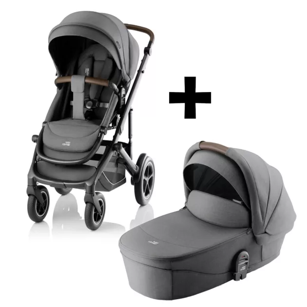 Britax Römer Smile 5Z Essential Set STYLE 2in1 (Smile 5Z babakocsi + mózeskosár) Mineral Grey