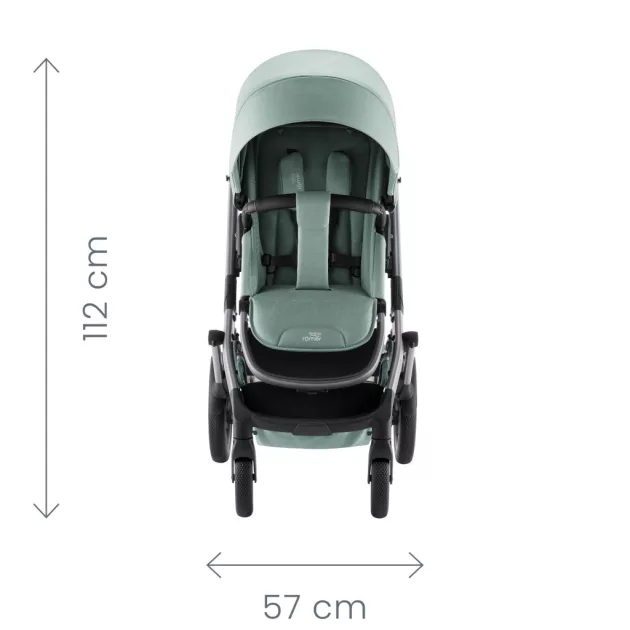 BRITAX RÖMER Smile 5Z Comfort Set Classic 3in1 (Smile 5z babakocsi + mózeskosár + Baby-Safe Pro) Midnight Grey
