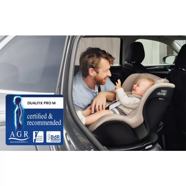 Britax Römer gyerekülés Dualfix Pro M Style - Mineral Grey