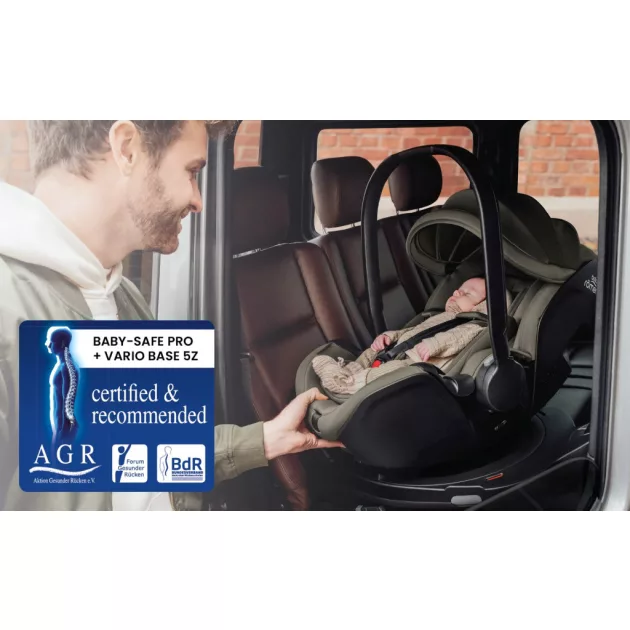Britax Römer hordozó Baby-Safe Pro Vario Base 5Z bundle Lux - Onyx Black