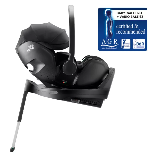 Britax Römer hordozó Baby-Safe Pro Vario Base 5Z bundle Style - Carbon Black