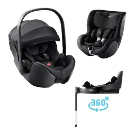  Britax Römer Moduláris rendszer STYLE 3in1 (Baby-Safe Pro + Vario Base 5Z + Dualfix 5z) Carbon Black