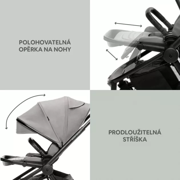 ZOPA Move Cross 3 babakocsi Metal Grey