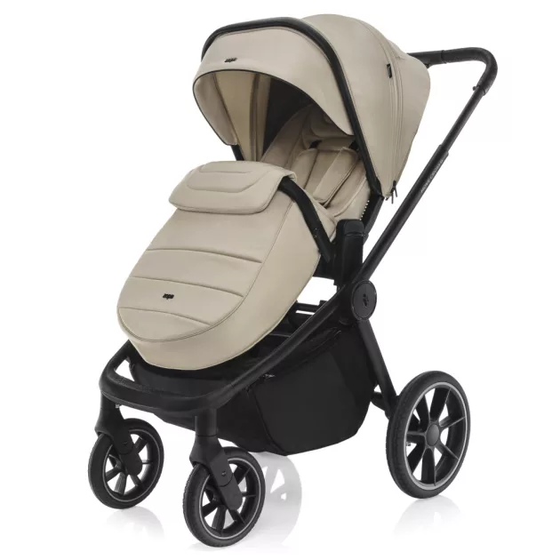 Zopa Move Cross 5 Szett 3in1 (Move Cross 5 babakocsi + Move XL 5 mózeskosár + bármely XM Plus babahordozó - Ivory Beige