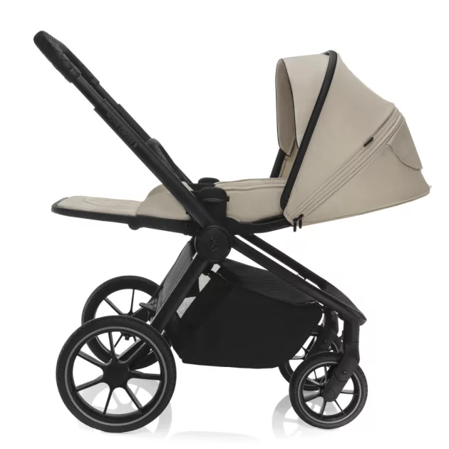 Zopa Move Cross 5 Szett 3in1 (Move Cross 5 babakocsi + Move XL 5 mózeskosár + bármely XM Plus babahordozó - Ivory Beige