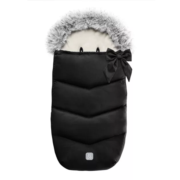 ZOPA Winter footmuff Fluffy Arctic Black