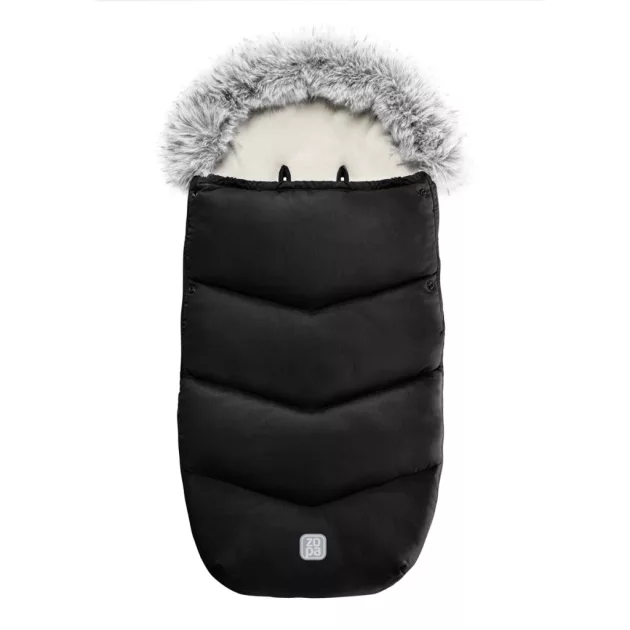 ZOPA Winter footmuff Fluffy Arctic Black